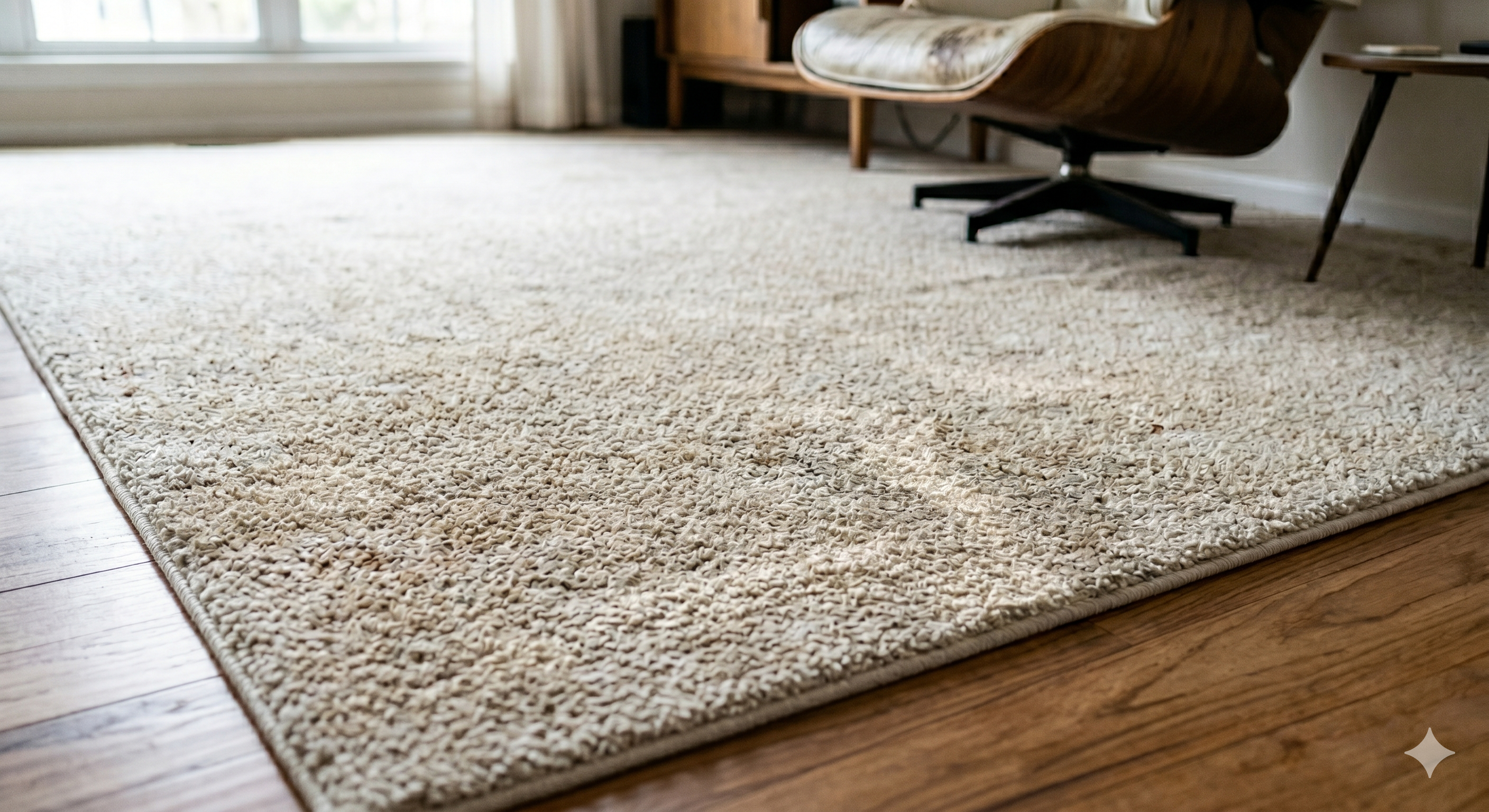 Same carpet fully restored after Kaizen Clean Care hot-water extraction